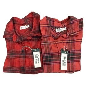2 Alpine Design Women's XS Midweight Flannel Shirts